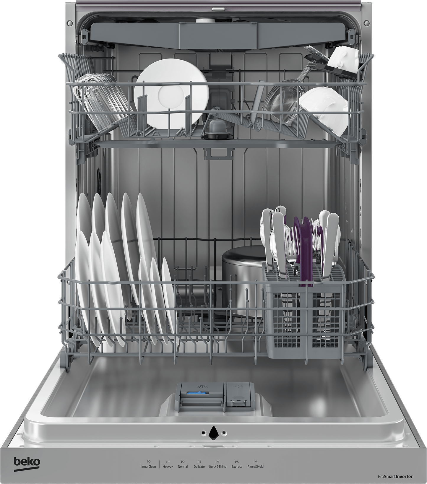 Beko DUT36522X Tall Tub Dishwasher With (15 Place Settings, 45.0