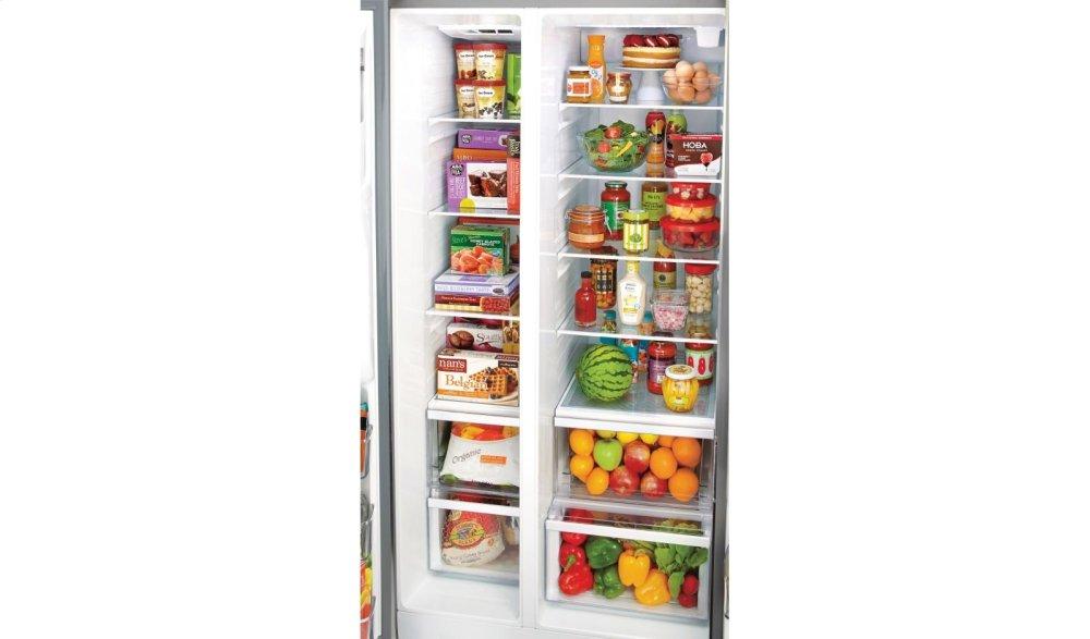 Lg LSXC22426S 22 Cu. Ft. Smart Wi-Fi Enabled Side-By-Side Counter-Depth Refrigerator