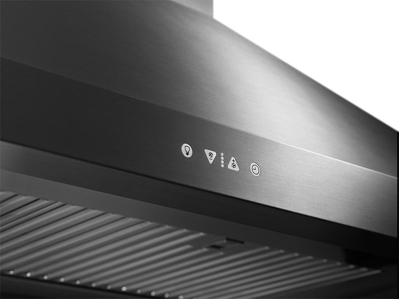 Dacor DHI542 54" Chimney Island Hood, Silver Stainless Steel