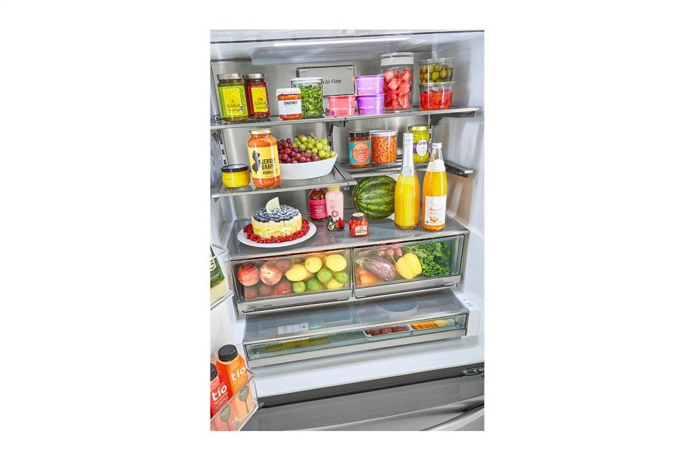 Lg LRFXC2416S 24 Cu. Ft. Smart Wi-Fi Enabled Counter-Depth Refrigerator With Craft Ice™ Maker