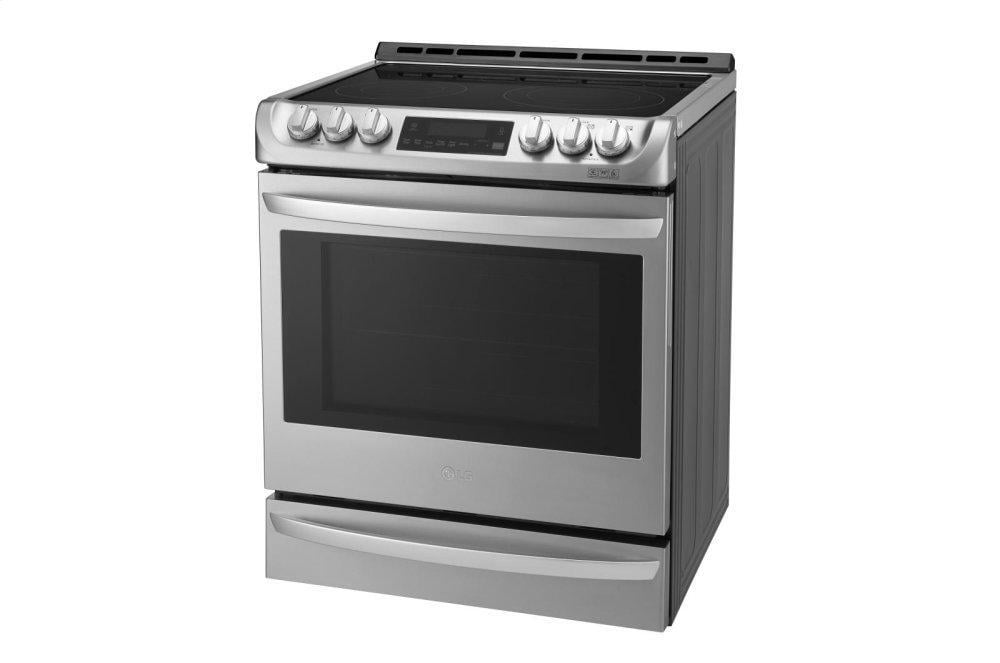 Lg LSE4613ST 6.3 Cu. Ft. Electric Single Oven Slide-In Range With Probake Convection® And Easyclean®