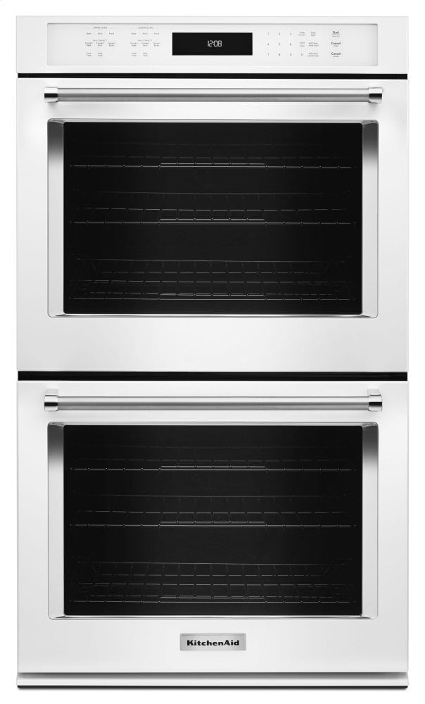 Kitchenaid KODE500EWH 30" Double Wall Oven With Even-Heat™ True Convection - White