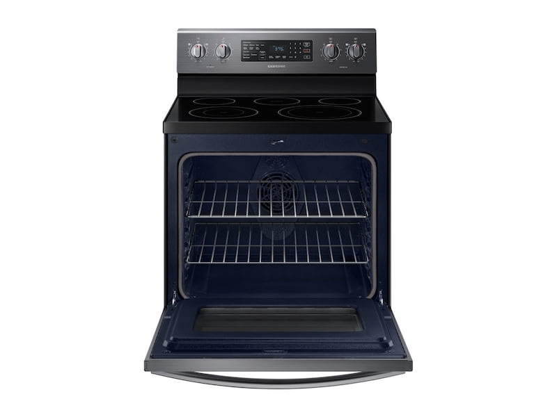 Samsung NE59R4321SG 5.9 Cu. Ft. Freestanding Electric Range With Convection In Black Stainless Steel