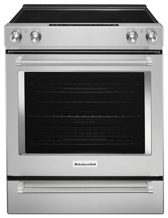 Kitchenaid KSEG700ESS 30-Inch 5-Element Electric Slide-In Convection Range - Stainless Steel