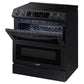Samsung NE63T8951SG 6.3 Cu. Ft. Smart Slide-In Induction Range With Flex Duo™, Smart Dial & Air Fry In Black Stainless Steel