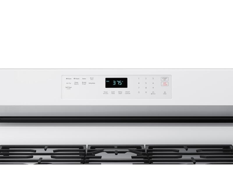 Samsung NX60A6511SW 6.0 Cu. Ft. Smart Freestanding Gas Range With Integrated Griddle In White