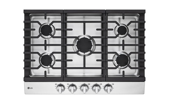 Lg CBGJ3023S 30" Gas Cooktop With Ultraheat™ 20K Btu Burner
