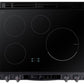 Samsung NE63T8951SG 6.3 Cu. Ft. Smart Slide-In Induction Range With Flex Duo™, Smart Dial & Air Fry In Black Stainless Steel