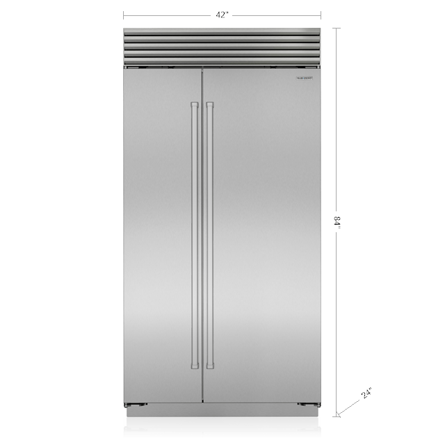 Sub-Zero CL4250SST Side By Side Built In Refrigerator | Town Appliance