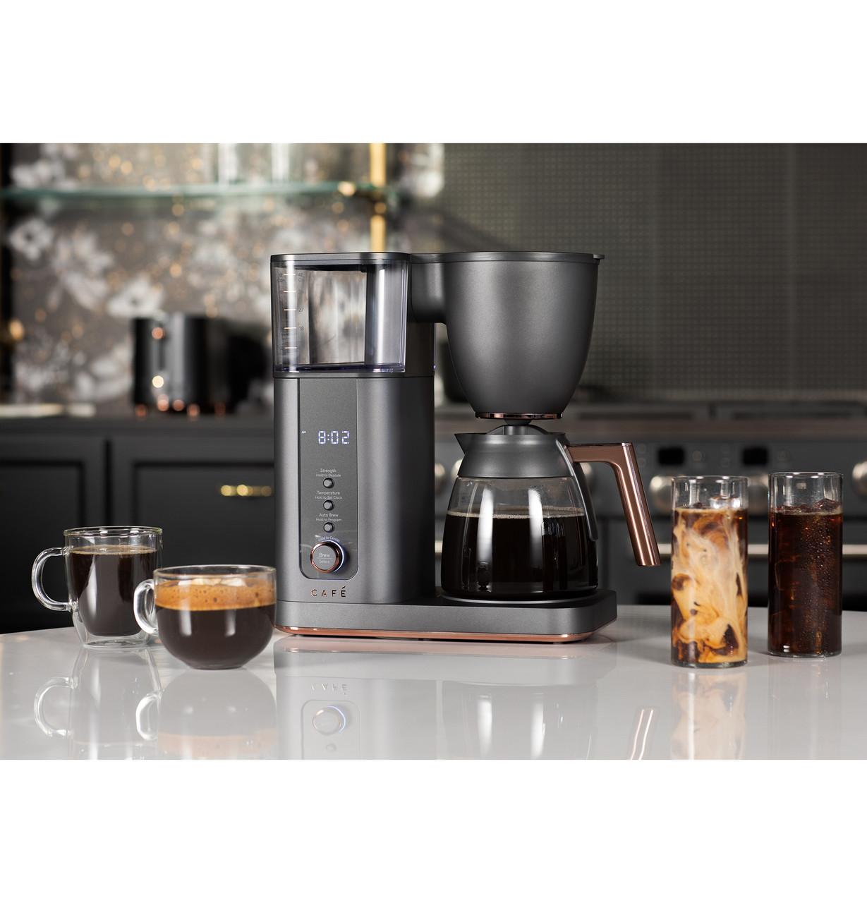 Cafe Specialty Drip Coffee Maker with Glass Carafe in Stainless Steel