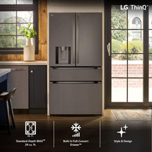 Lg LF29H8330D 29 Cu. Ft. Smart Standard-Depth Max™ 4-Door French Door Refrigerator With Full-Convert Drawer™