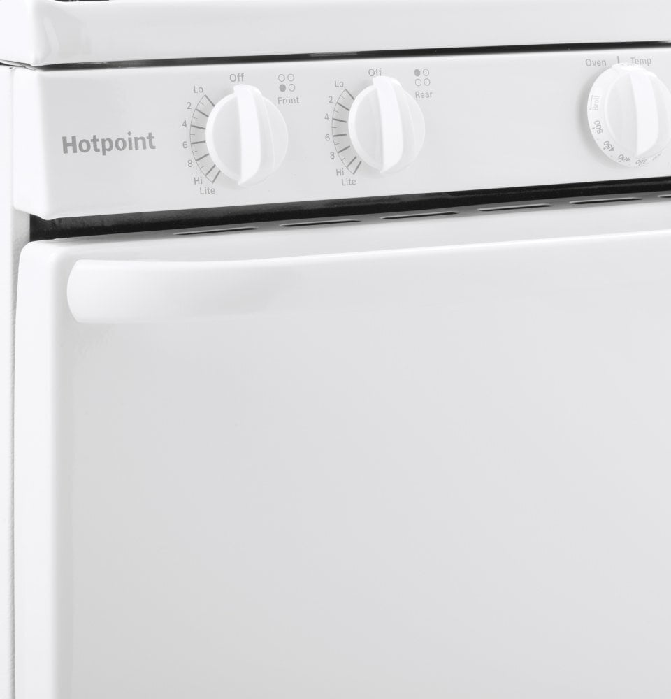 Hotpoint RGBS100DMWW Hotpoint® 30" Free-Standing Gas Range