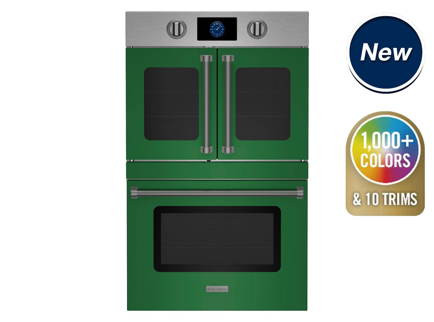 Bluestar BSDEWO30SDV3 30" Double Electric Wall Oven With French & Drop Down Doors
