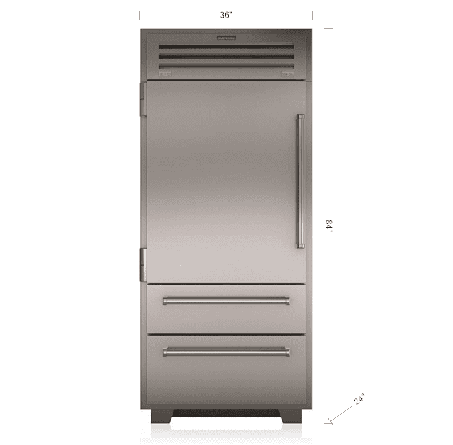 Sub-Zero PRO3650LH 36" Pro Refrigerator/Freezer