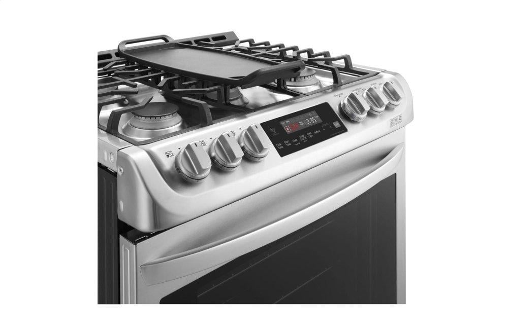 Lg LSG4515ST 6.3 Cu. Ft. Smart Wi-Fi Enabled Gas Single Oven Slide-In Range With Probake Convection®