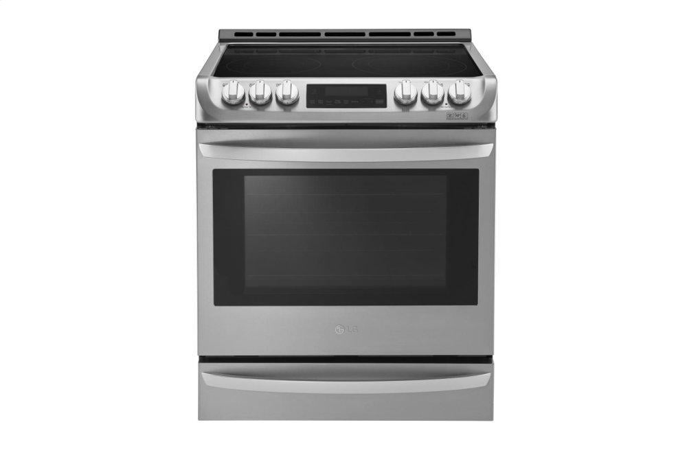 Lg LSE4613ST 6.3 Cu. Ft. Electric Single Oven Slide-In Range With Probake Convection® And Easyclean®