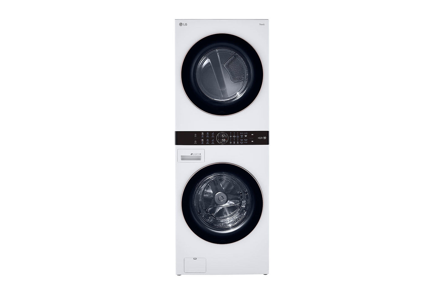 Lg WKE100HWA Single Unit Front Load Lg Washtower™ With Center Control™ 4.5 Cu. Ft. Washer And 7.4 Cu. Ft. Electric Dryer