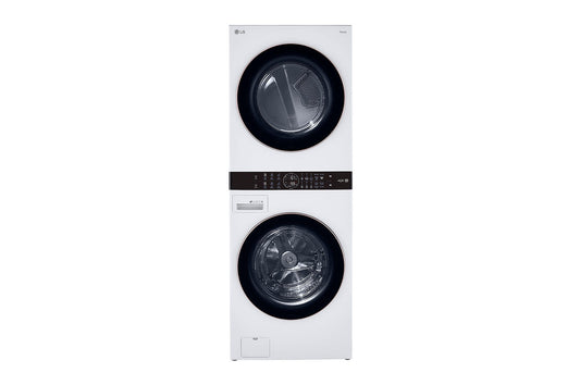 Lg WKE100HWA Single Unit Front Load Lg Washtower™ With Center Control™ 4.5 Cu. Ft. Washer And 7.4 Cu. Ft. Electric Dryer