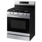 Samsung NX60A6511SS 6.0 Cu. Ft. Smart Freestanding Gas Range With No-Preheat Air Fry & Convection In Stainless Steel