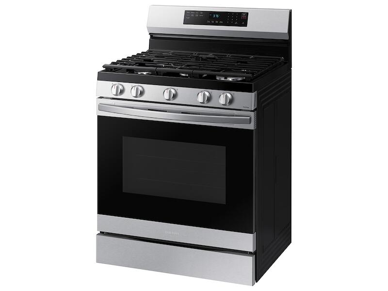 Samsung NX60A6511SS 6.0 Cu. Ft. Smart Freestanding Gas Range With No-Preheat Air Fry & Convection In Stainless Steel