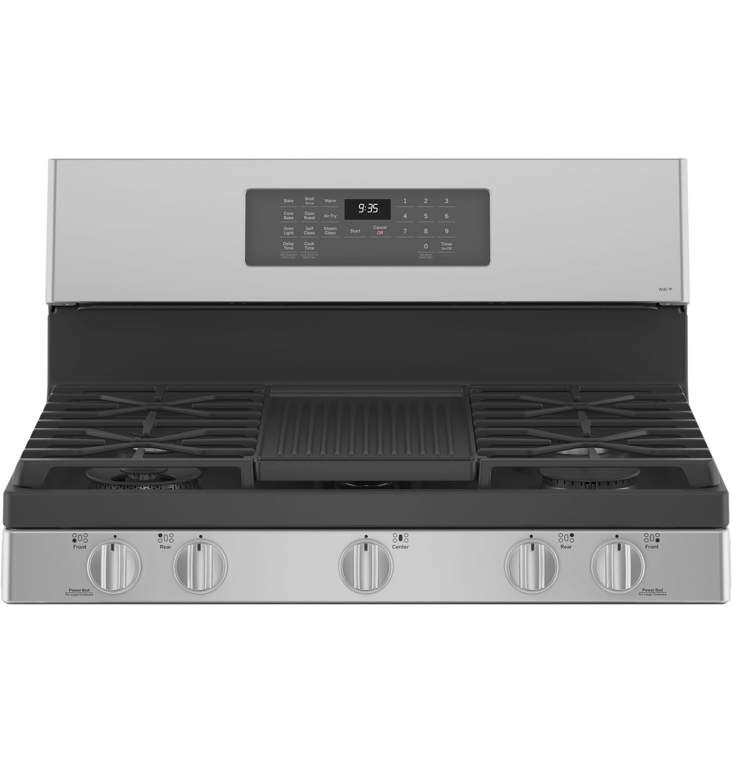 Ge Appliances PGB935YPFS Ge Profile™ Smart 30" Free-Standing Self Clean Gas Fingerprint Resistant Range With No Preheat Air Fry