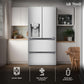 Lg LRMXC1803S 18.3 Cu. Ft. Counter-Depth French Door Refrigerator With Tall Ice And Water Dispenser