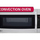 Lg LMVH1711ST 1.7 Cu. Ft. Over-The-Range Convection Microwave Oven