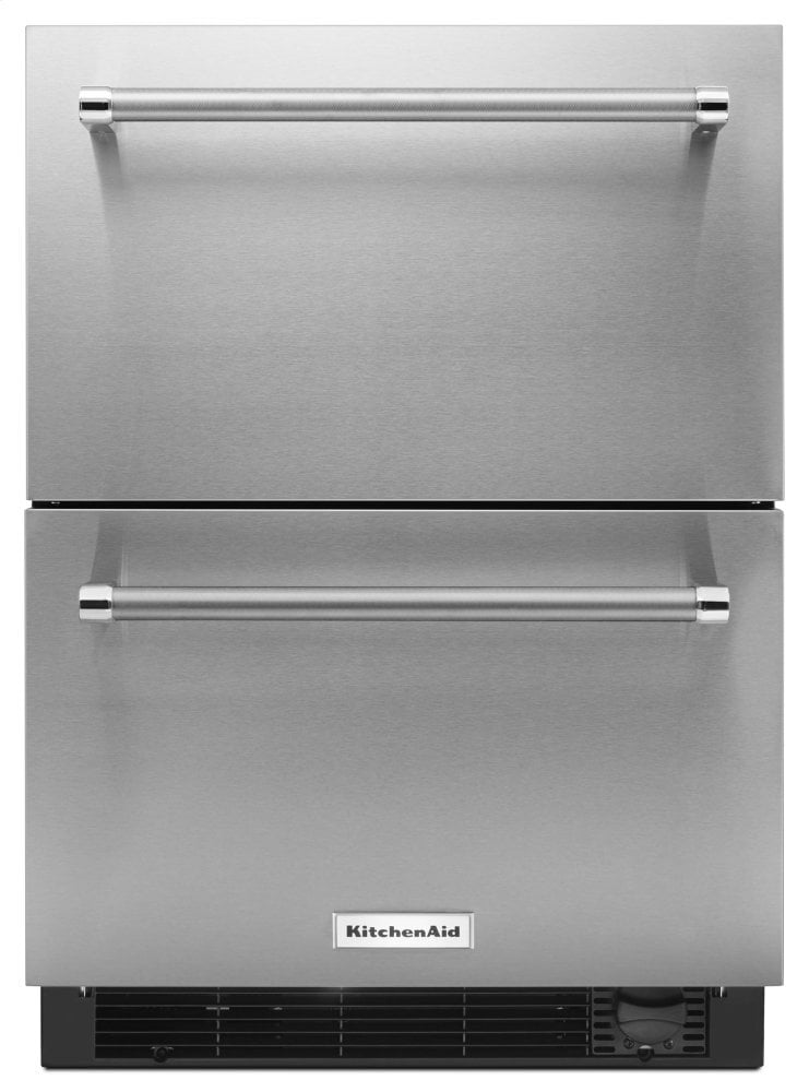 Kitchenaid KUDF204ESB 24" Stainless Steel Refrigerator/Freezer Drawer