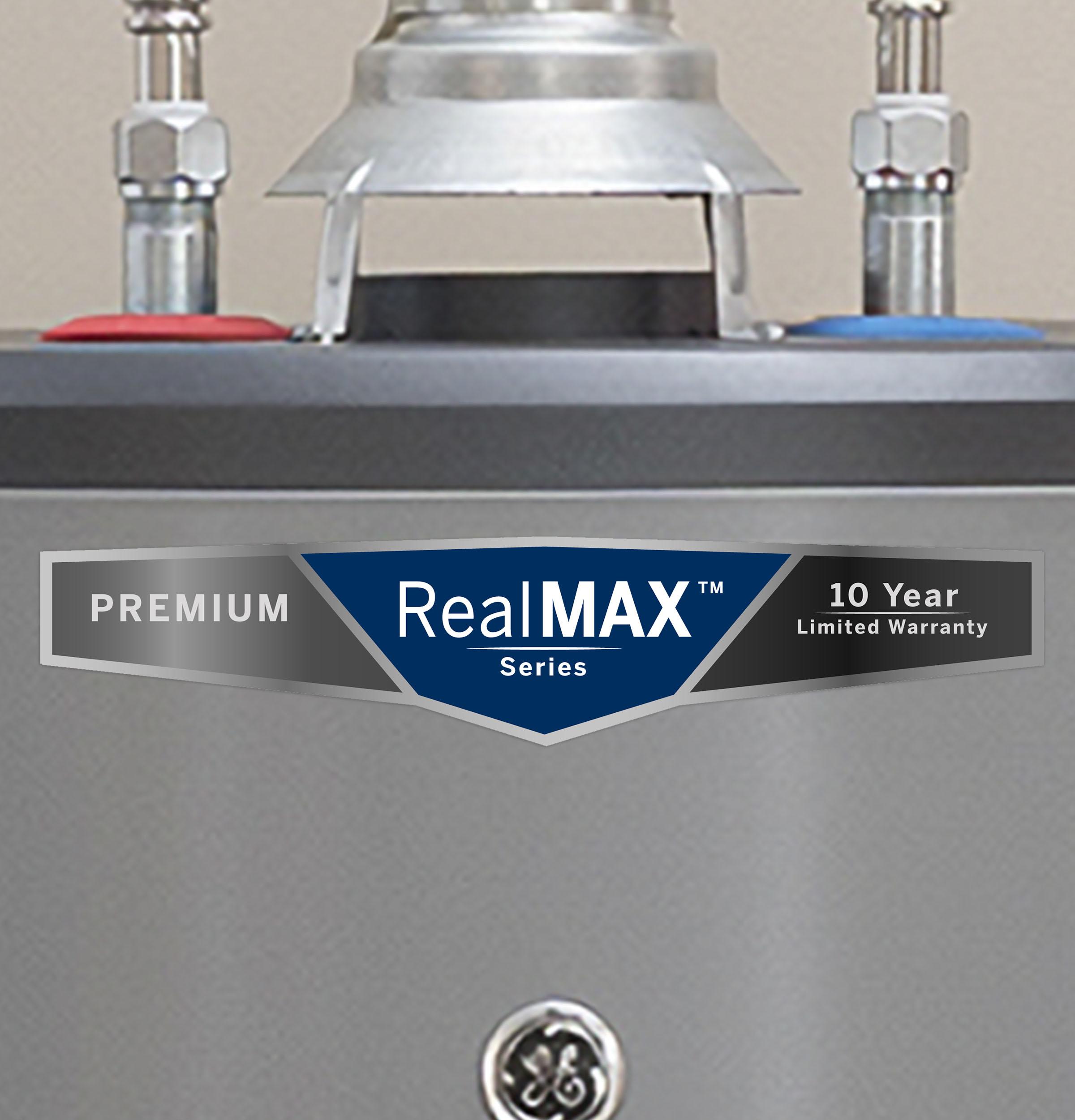 Ge Appliances GG40T10BXR Ge Realmax Premium 40-Gallon Tall Natural Gas Atmospheric Water Heater