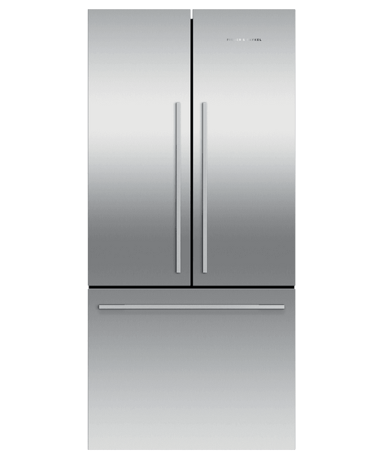 Fisher & Paykel RF170ADJX4 Freestanding French Door Refrigerator Freezer, 32", 16.9 Cu Ft, Ice