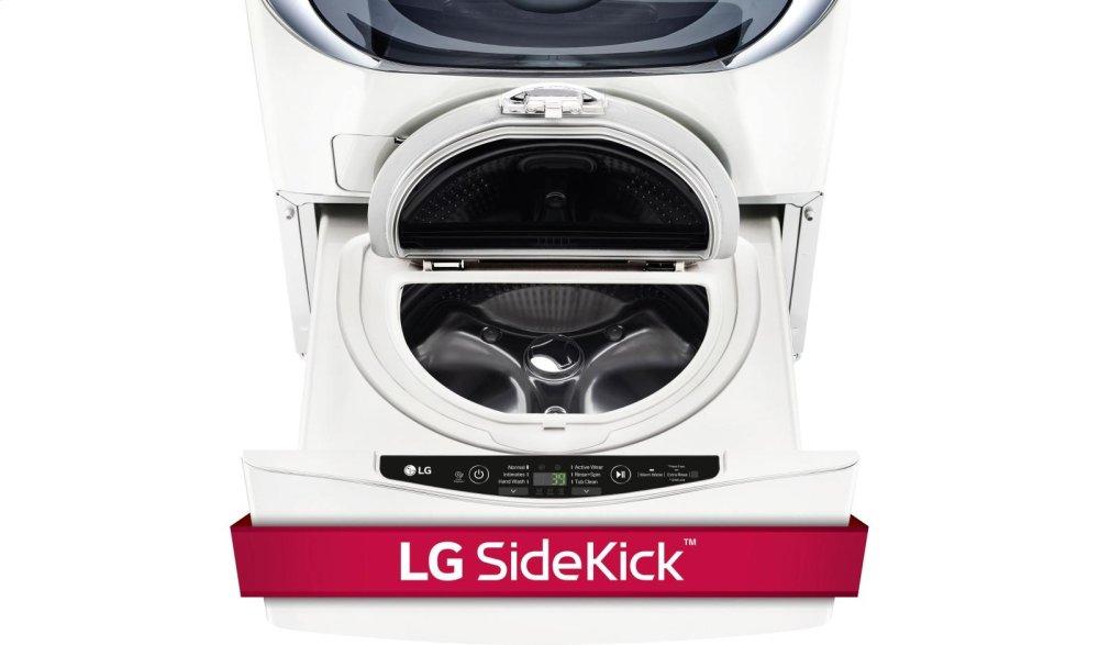 Lg WD100CW 1.0 Cu. Ft. Lg Sidekick&#8482; Pedestal Washer, Lg Twinwash&#8482; Compatible