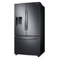 Samsung RF27T5201SG 27 Cu. Ft. Large Capacity 3-Door French Door Refrigerator With External Water & Ice Dispenser In Black Stainless Steel