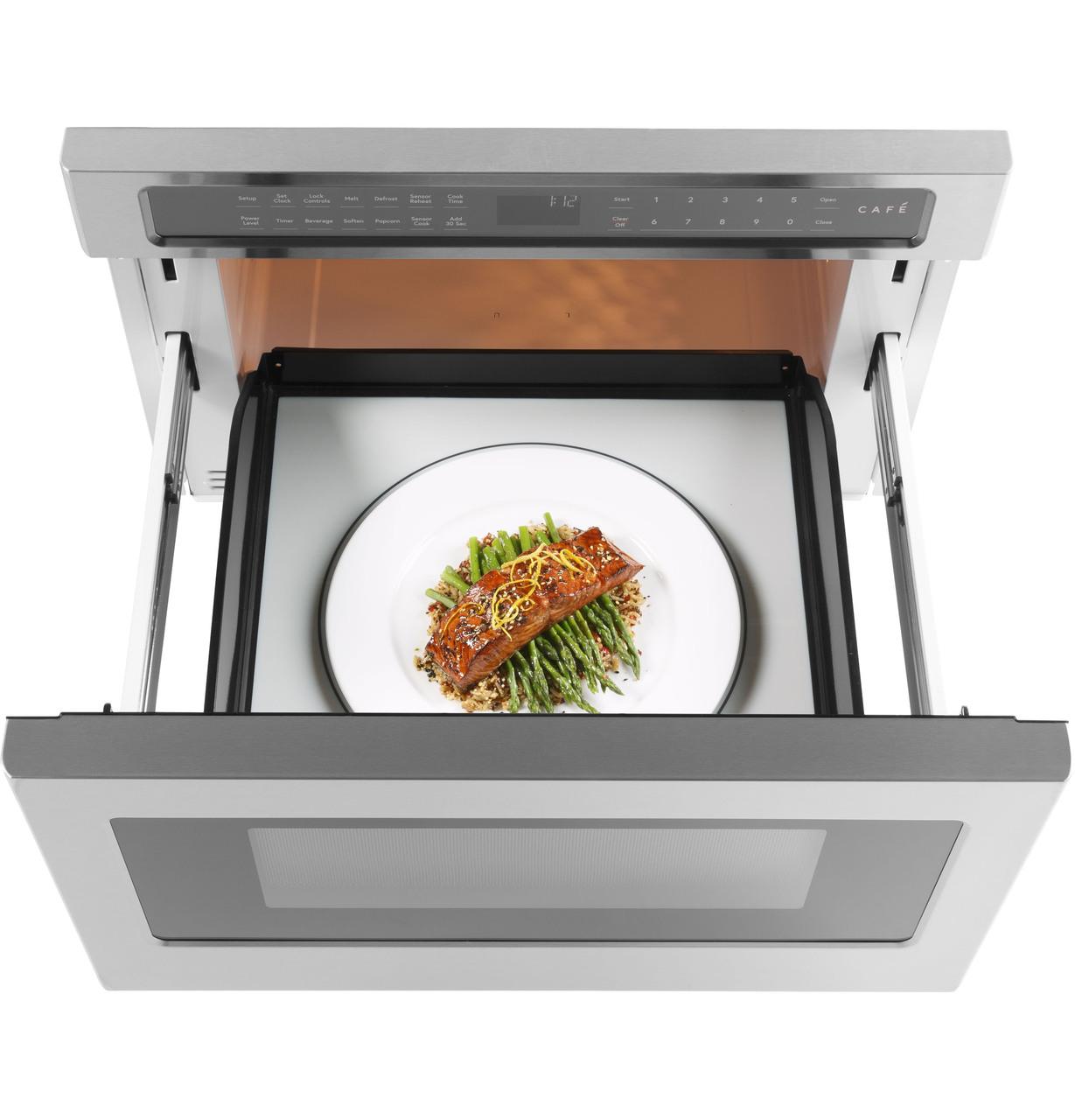 Cafe CWL112P2RS1 Café&#8482; Built-In Microwave Drawer Oven
