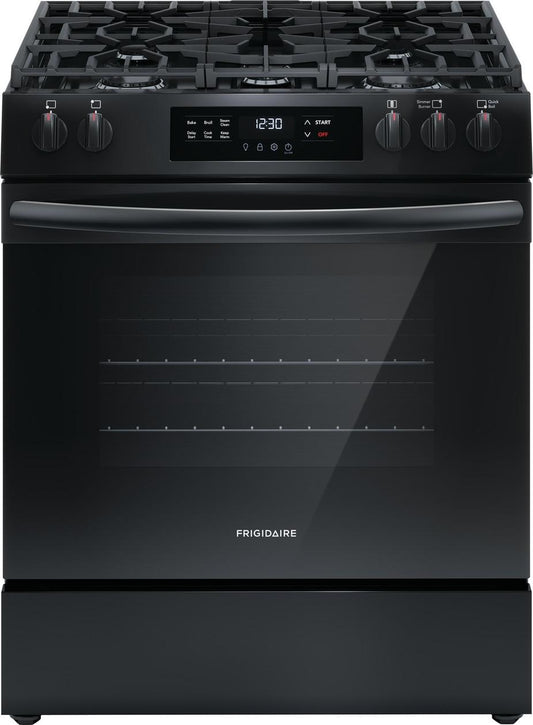 Frigidaire FCFG3062AB Frigidaire 30" Front Control Gas Range With Quick Boil