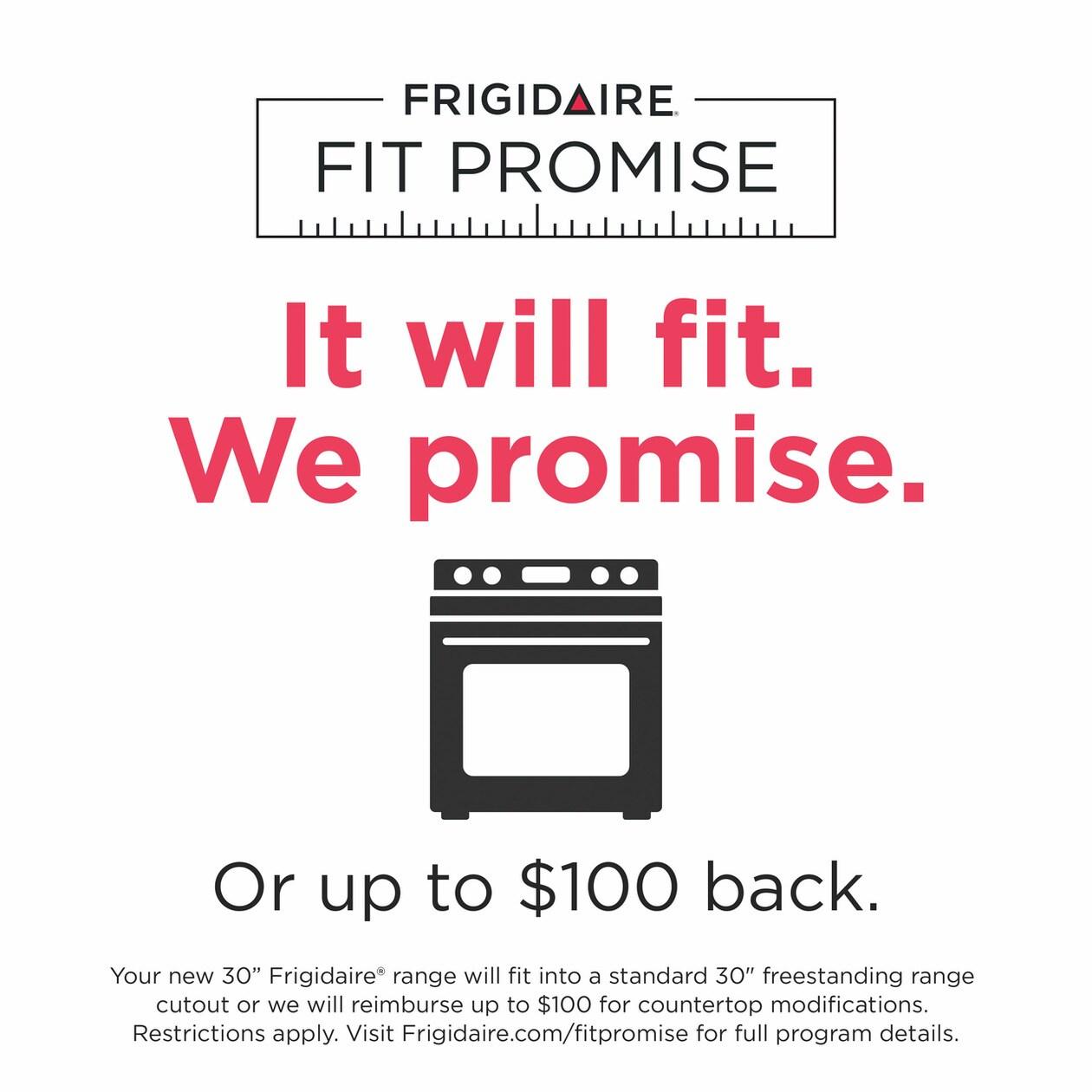 Frigidaire GCFI3060BF Frigidaire Gallery 30" Front Control Induction Range With Total Convection