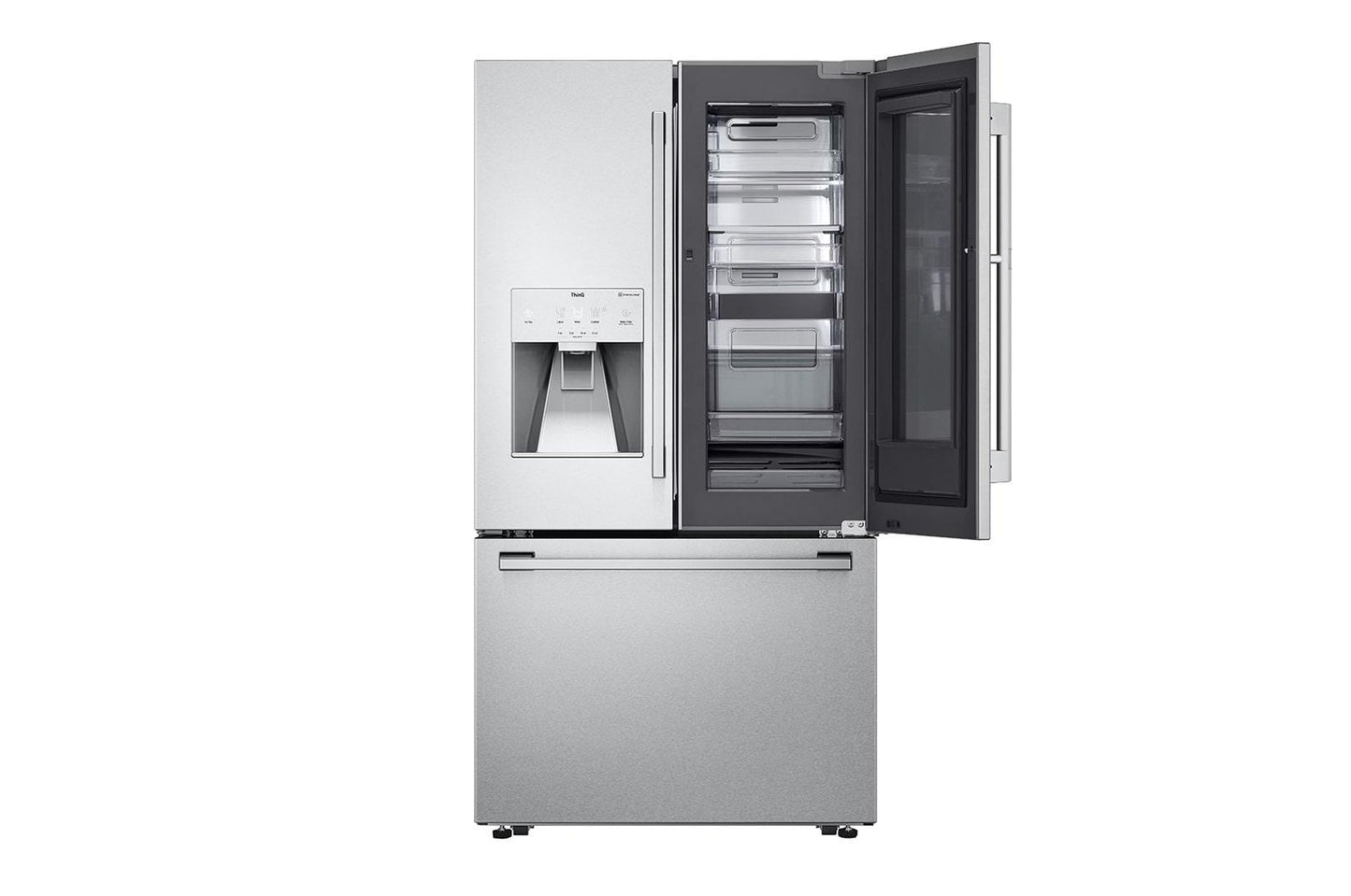 Lg SRFVC2416S Lg Studio 24 Cu. Ft. Smart Instaview® Door-In-Door® Large Capacity Counter-Depth Refrigerator With Craft Ice™ Maker