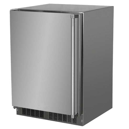 Marvel MORE224SS51A 24-In Outdoor Built-In Refrigerator With Door Storage And Maxstore Bin With Door Style - Stainless Steel, Door Swing - Left