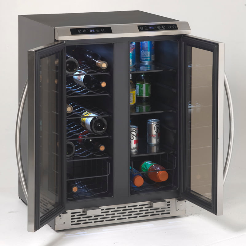 Avanti WBV19DZ Side-By-Side Dual Zone Wine/Beverage Cooler