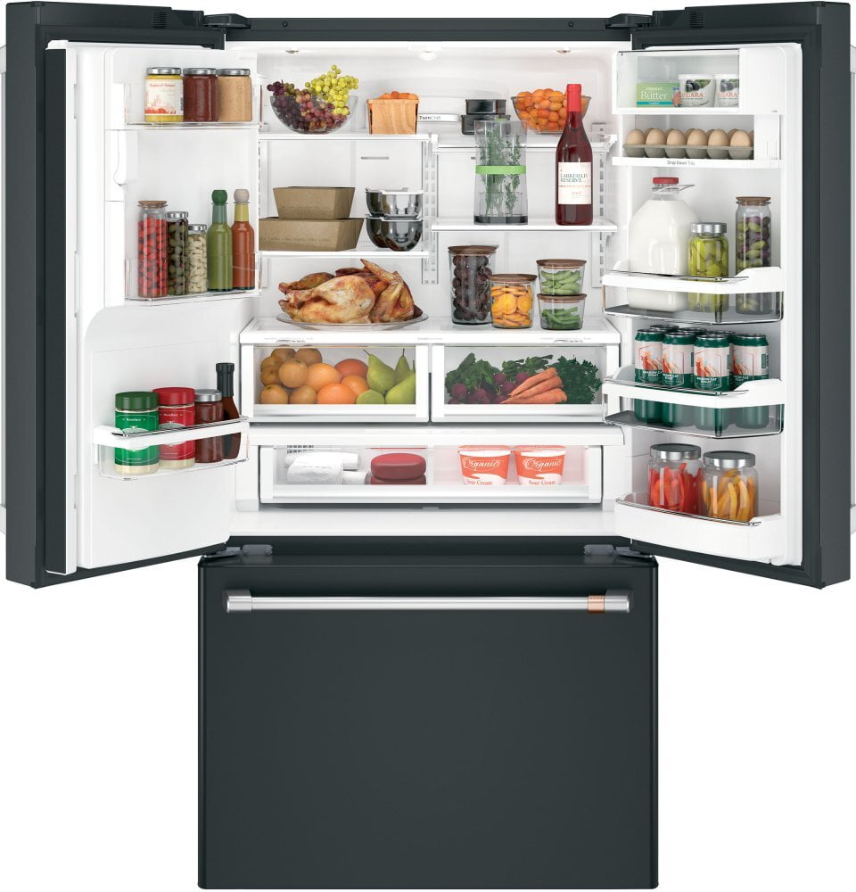 Cafe CYE22TP3MD1 Café Energy Star® 22.1 Cu. Ft. Smart Counter-Depth French-Door Refrigerator With Hot Water Dispenser