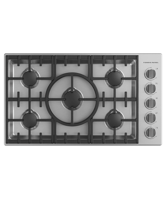 Fisher & Paykel CDV3365HL Gas Cooktop, 36", Lpg