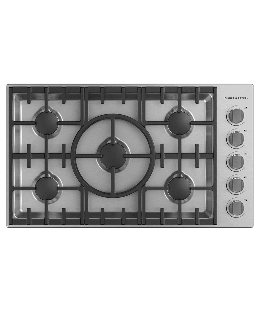 Fisher & Paykel CDV3365HN Gas Cooktop, 36
