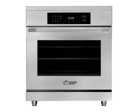Dacor HIPR30S 30" Induction Pro Range, Silver Stainless Steel