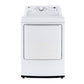 Lg DLE7000W 7.3 Cu. Ft. Ultra Large Capacity Top Load Electric Dryer With Sensor Dry Technology