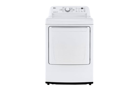 Lg DLE7000W 7.3 Cu. Ft. Ultra Large Capacity Top Load Electric Dryer With Sensor Dry Technology