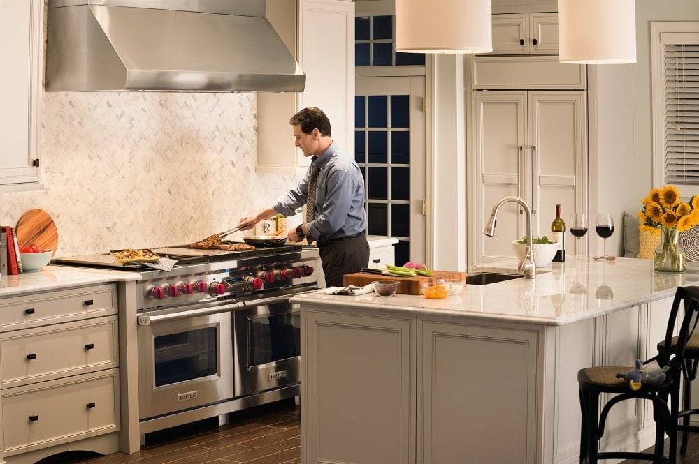 Wolf PW542718 54" Pro Wall Hood - 27" Depth