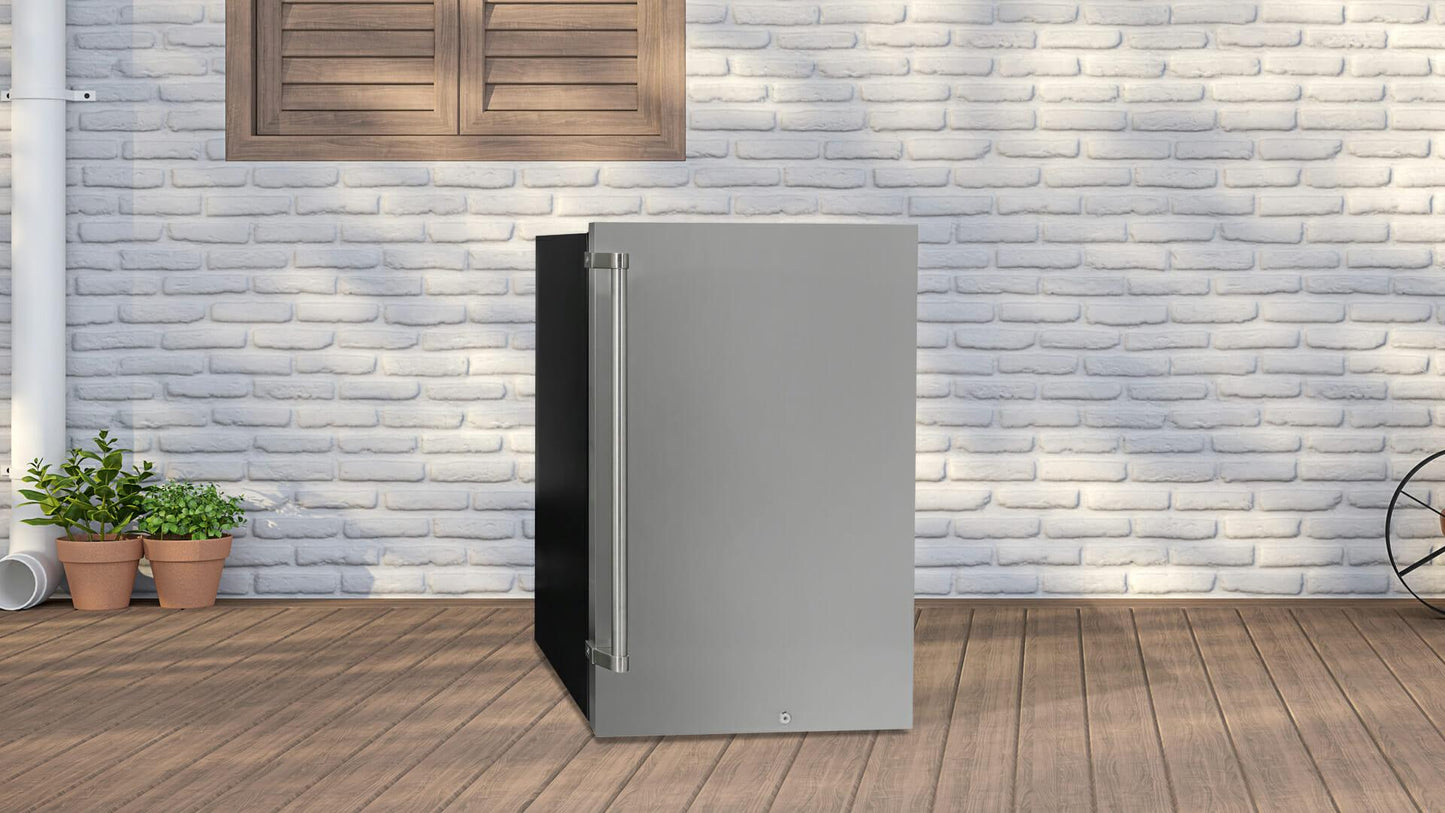 Danby DAR044A1SSO6 Danby 4.4 Cu. Ft. Outdoor Fridge In Stainless Steel