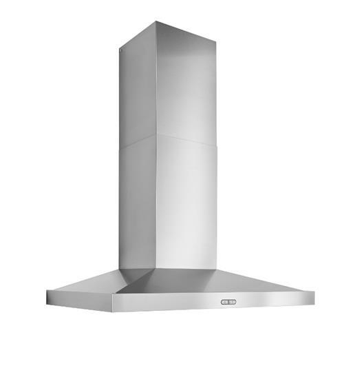 Best Range Hoods WCP3I30SB Wcp3 30-In. 650 Max Cfm Stainless Steel Chimney Range Hood With Led Lights