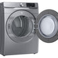Samsung DVE45R6100P 7.5 Cu. Ft. Electric Dryer With Steam Sanitize+ In Platinum