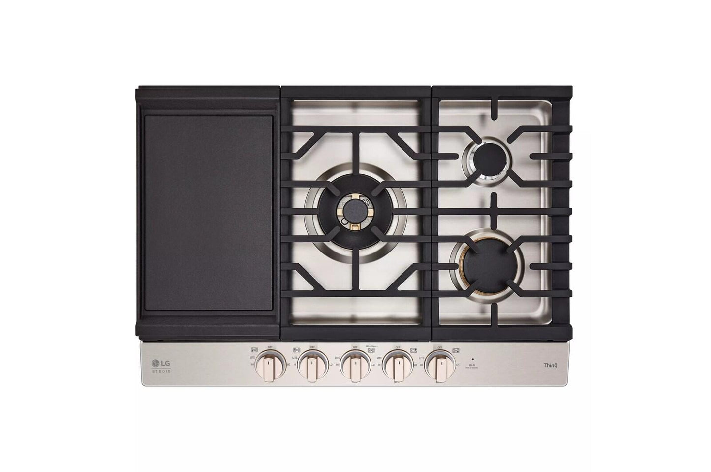 Lg CBGS3028N Lg Studio 30" Ultraheat™ Gas Cooktop With Easyclean®