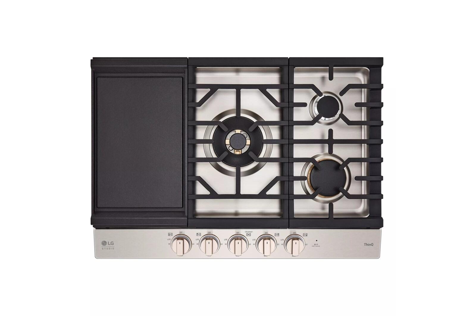 Lg CBGS3028N Lg Studio 30" Ultraheat™ Gas Cooktop With Easyclean®